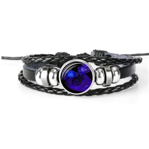 Astrological Charm Braided Bracelet