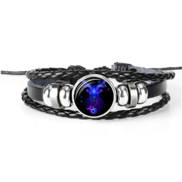 Astrological Charm Braided Bracelet