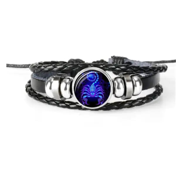 Astrological Charm Braided Bracelet