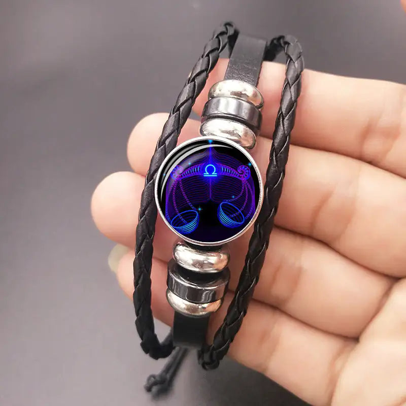 Astrological Charm Braided Bracelet