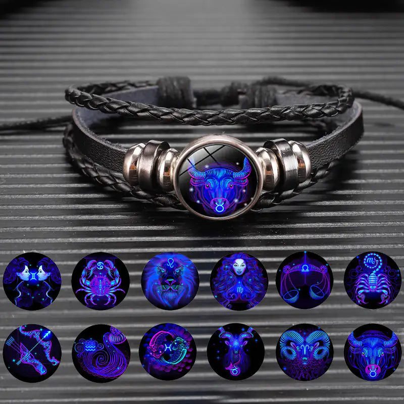 Astrological Charm Braided Bracelet