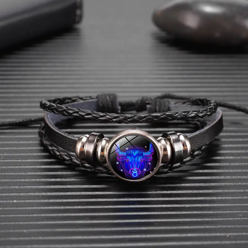 Astrological Charm Braided Bracelet