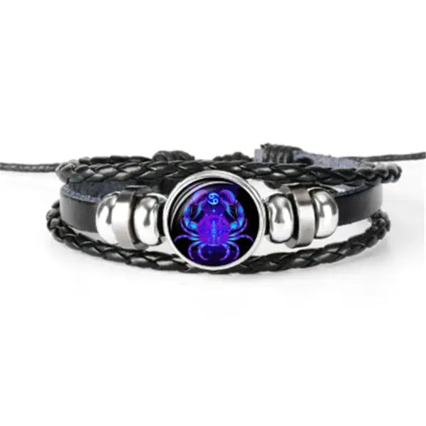 Astrological Charm Braided Bracelet