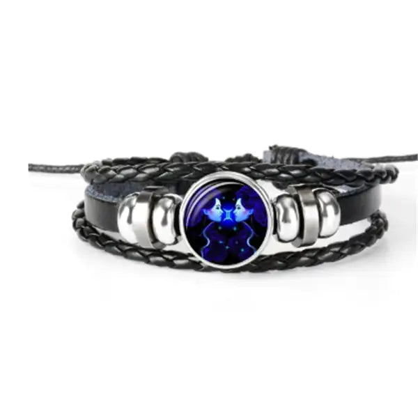 Astrological Charm Braided Bracelet
