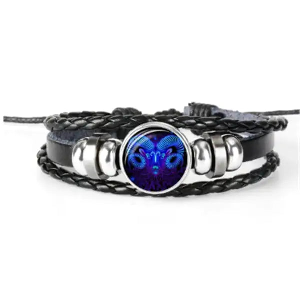 Astrological Charm Braided Bracelet