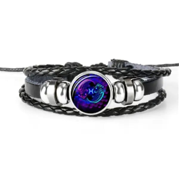 Astrological Charm Braided Bracelet