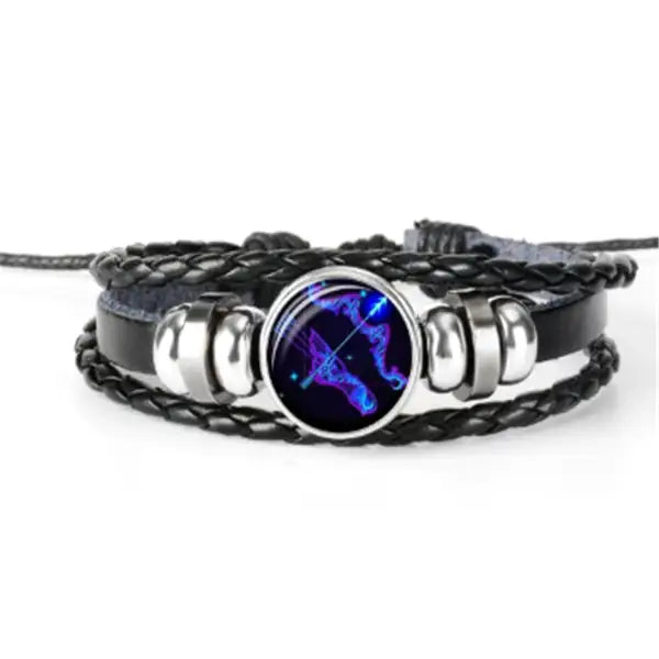 Astrological Charm Braided Bracelet